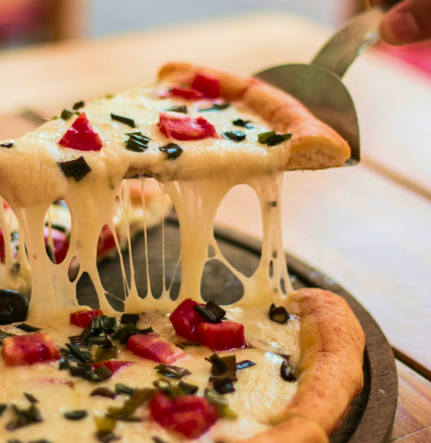 とろ～りチーズのピザ